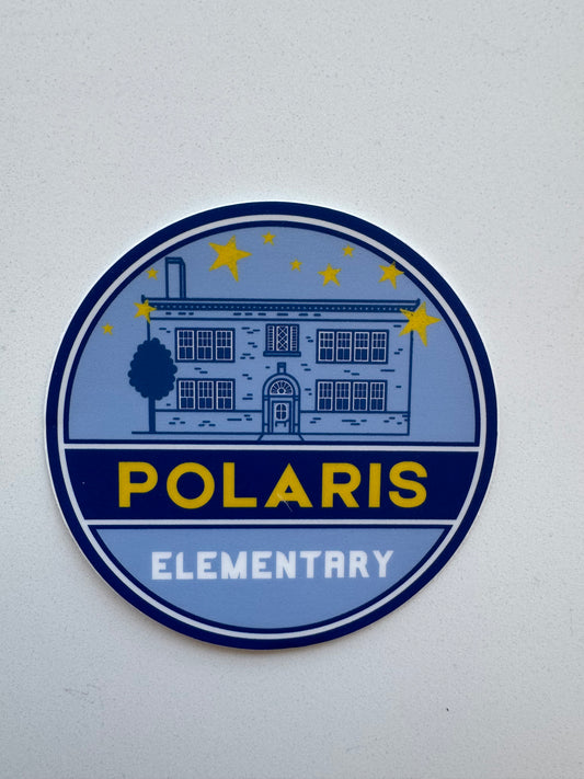 Polaris water bottle sticker