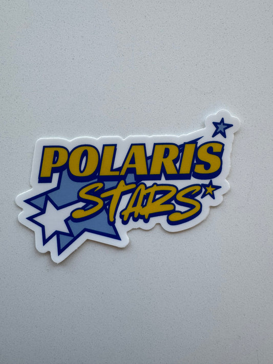 Polaris water bottle sticker